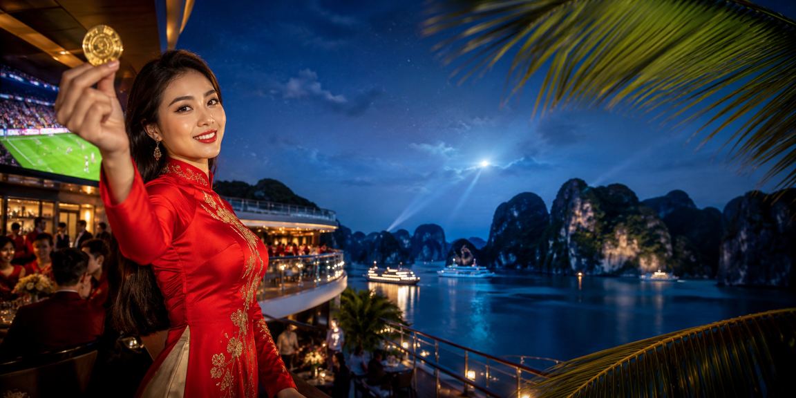 Phong cảnh Hạ Long Bay gắn với trải nghiệm cá cược trực tuyến lbp6030w