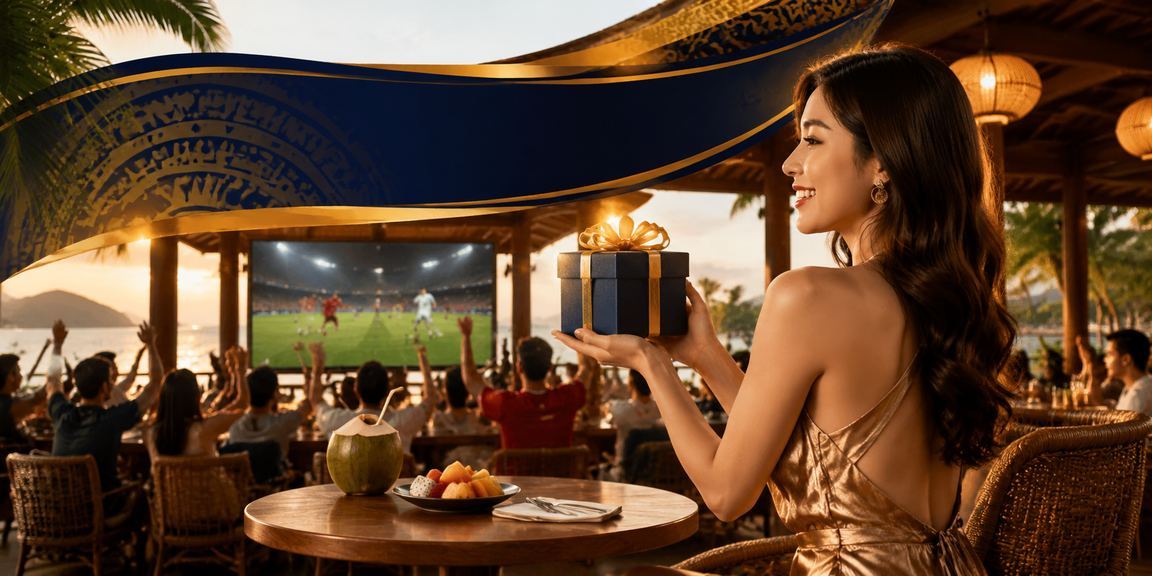 Người dùng tận hưởng trải nghiệm giải trí trực tuyến tại Phú Quốc bên ly cà phê